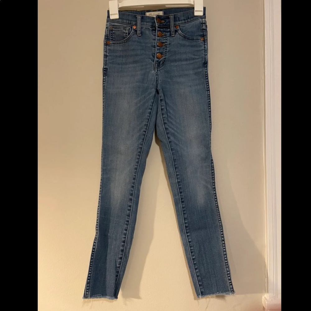 Madewell 10” High Rise Skinny Crop Jeans